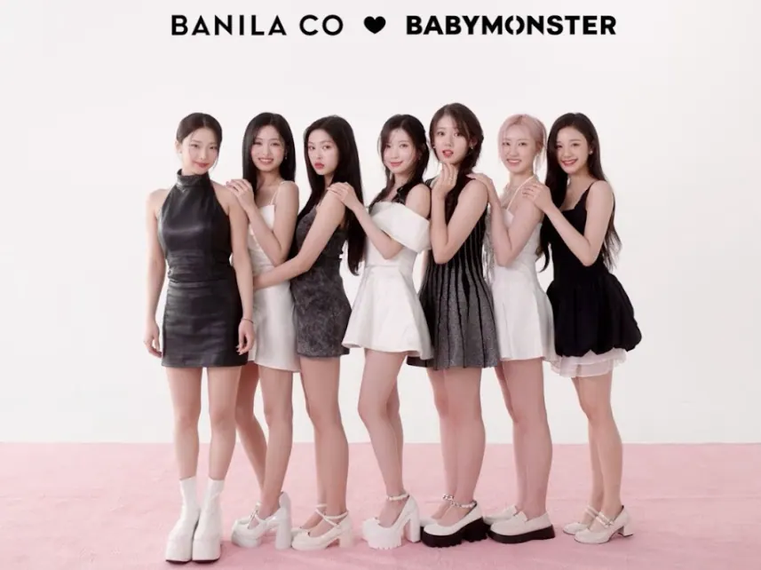 BANILA CO × BABYMONSTER キービジュアル